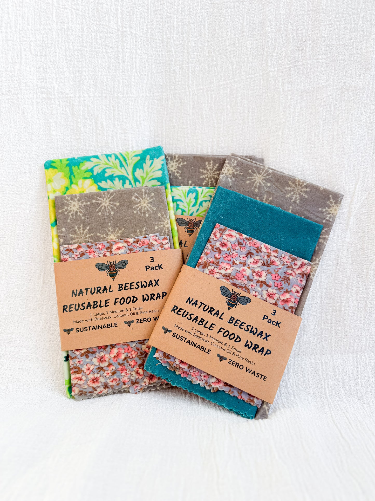Beeswax Wraps - 3 Pack