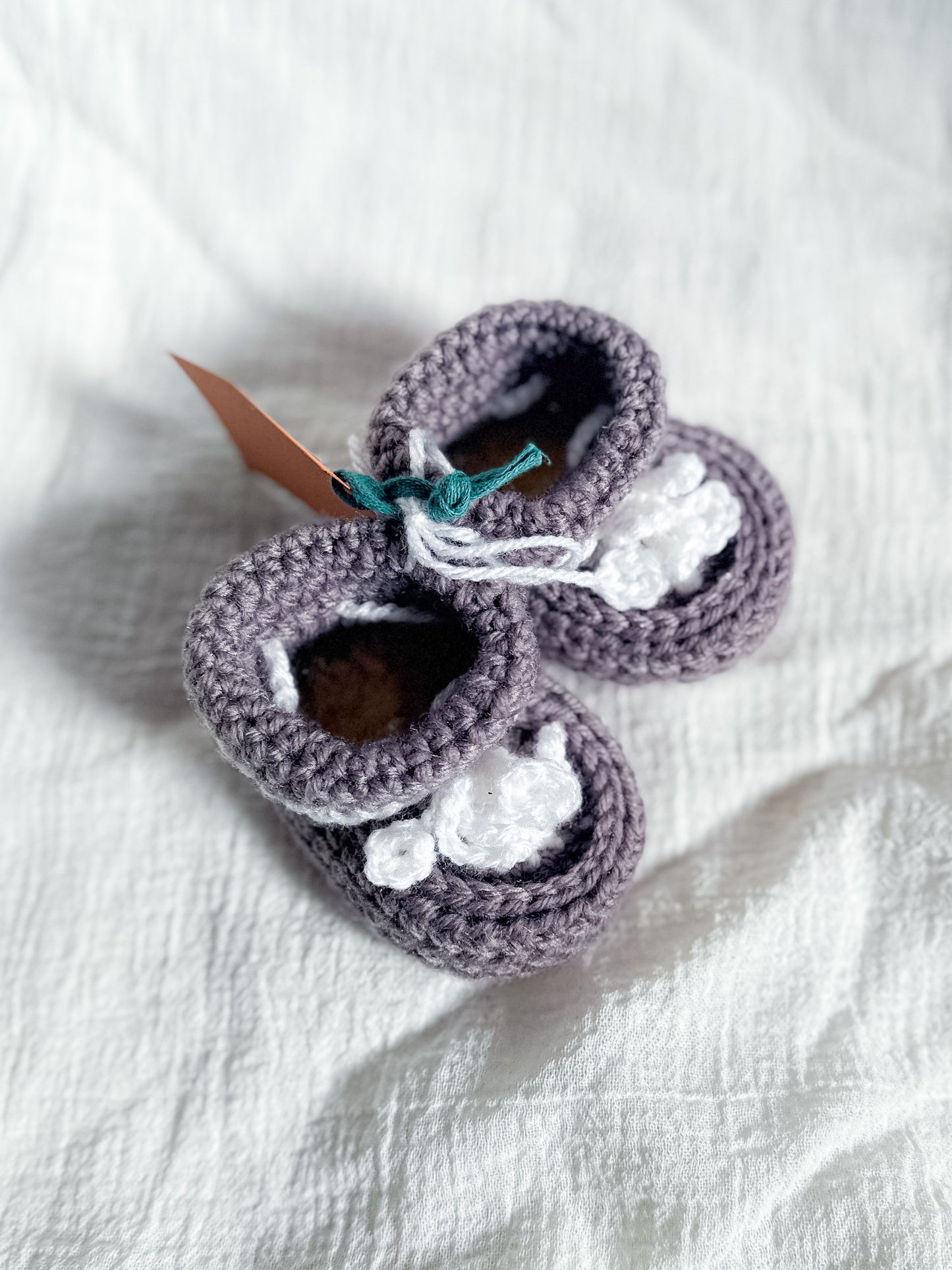 Wool Sheepskin Baby Booties
