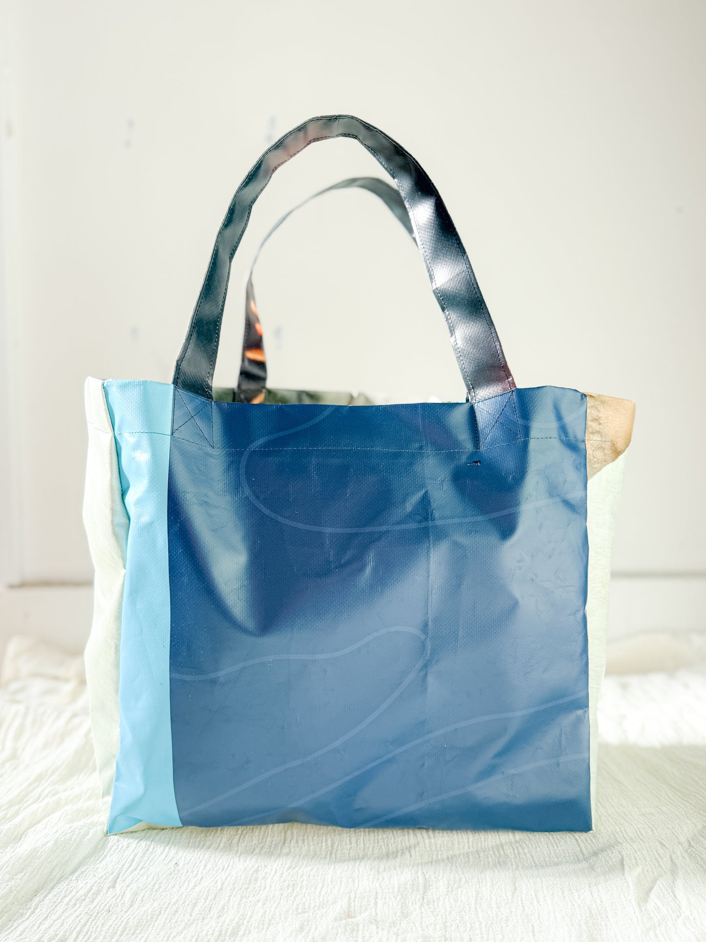 Mac Bag - Browns & Blue