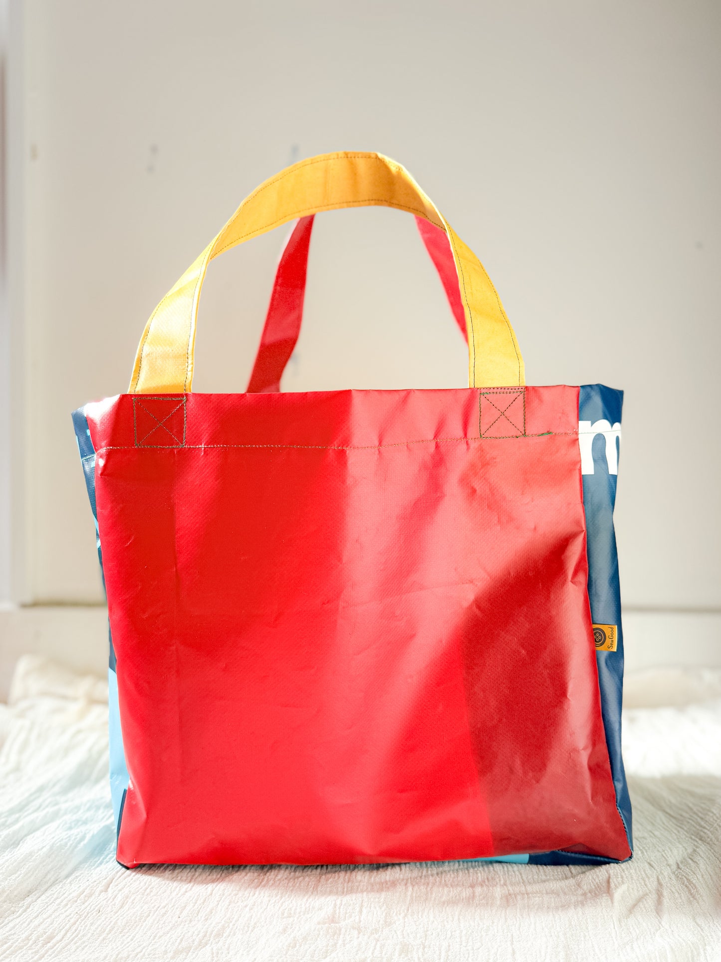 Mac Bag - Yellow & Red