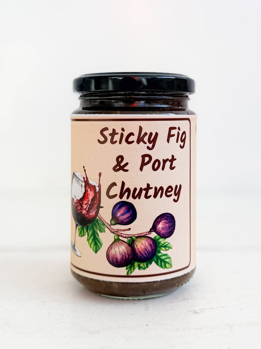 Sticky Fig & Port Chutney