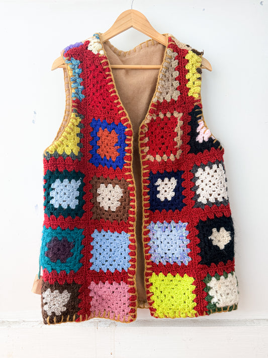 Crochet Wool Vest