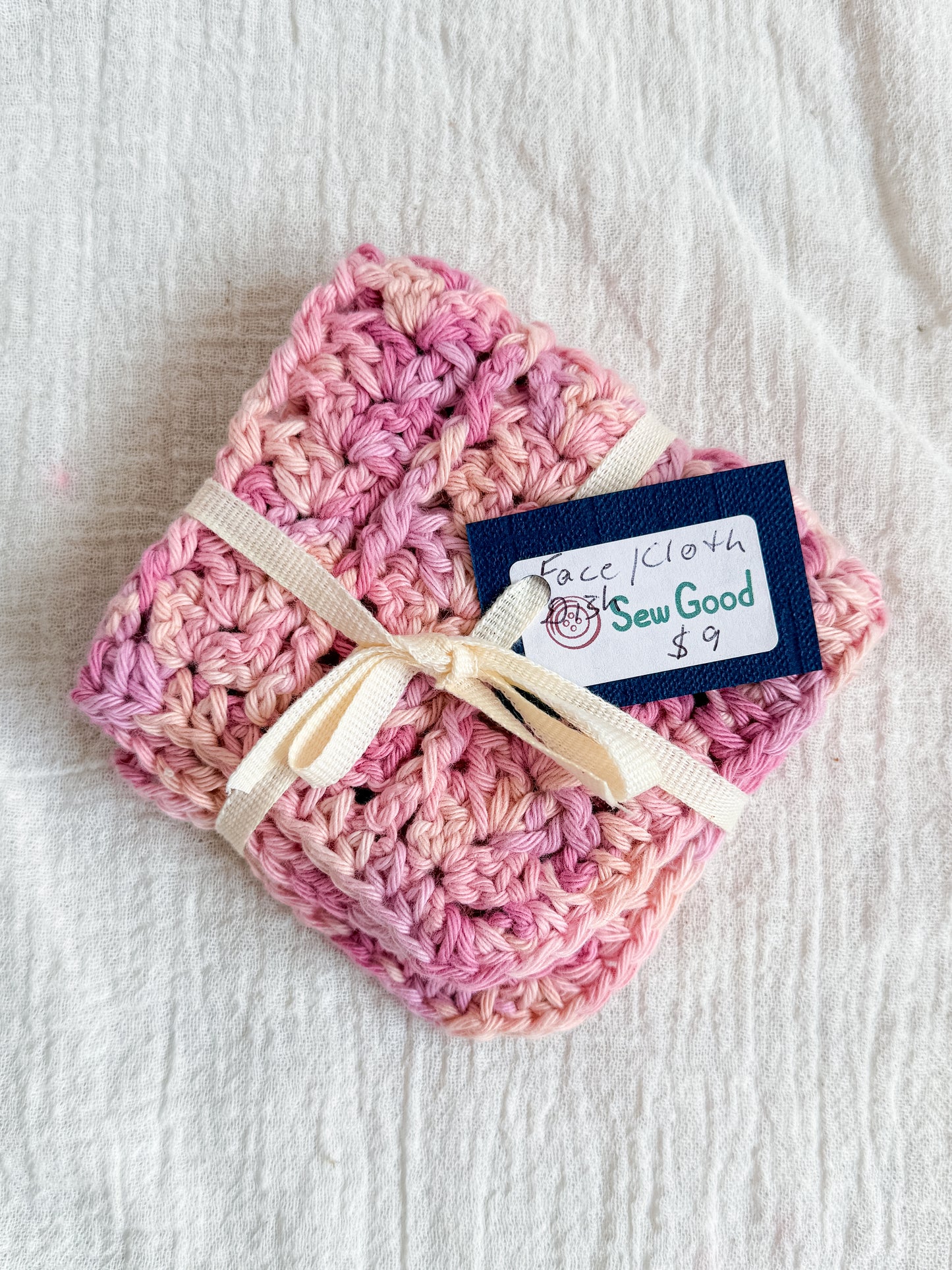 Mini Crocheted Face/Dish Cloth