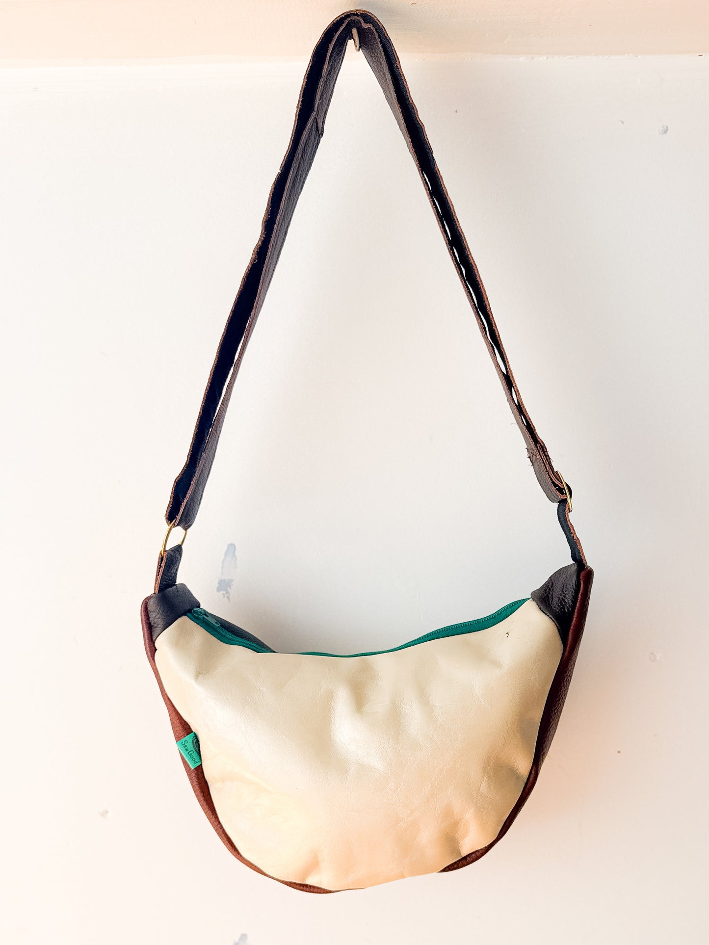Leather Bag - Brown/Gold